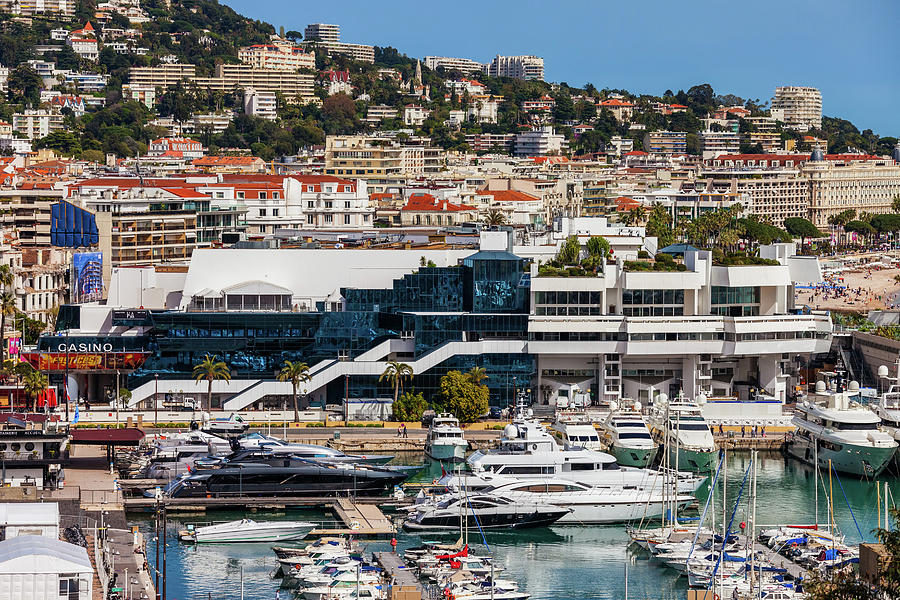 Palais des Festivals in City of Cannes in France Photograph by Artur Bogacki