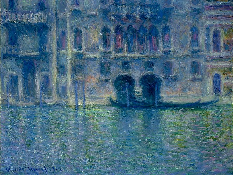 Palazzo Da Mula In Venice Painting by Claude Monet