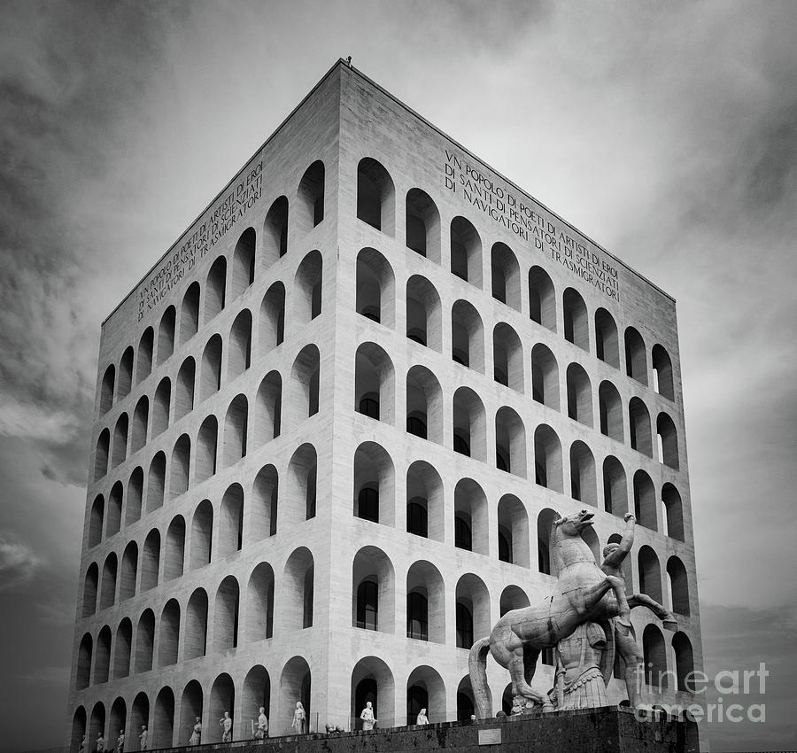 Palazzo della Civilta Italiana Photograph by Inge Johnsson
