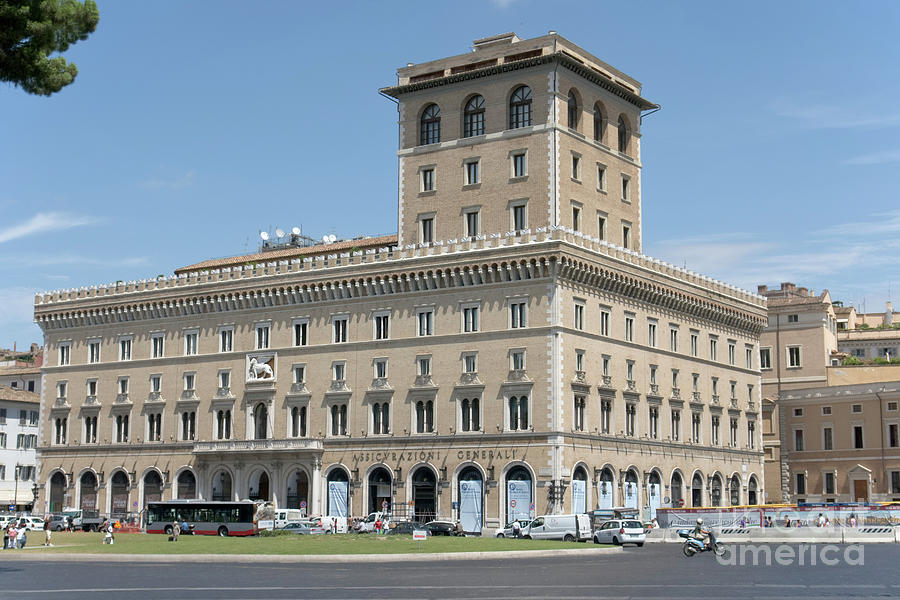 Palazzo delle Assicurazioni Generali in Rome Photograph by Fabrizio Ruggeri
