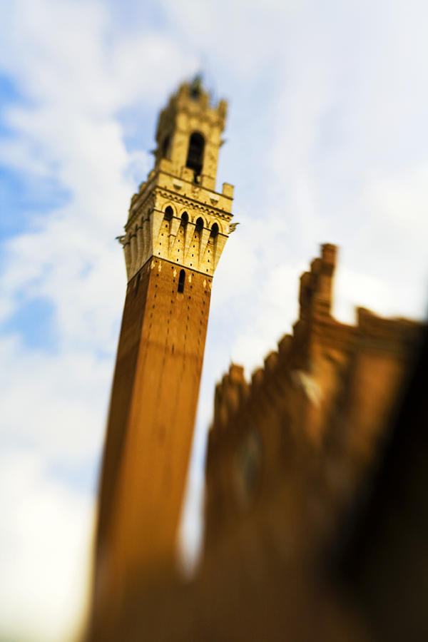 Palazzo Pubblico Tower Siena Italy Photograph by Marilyn Hunt