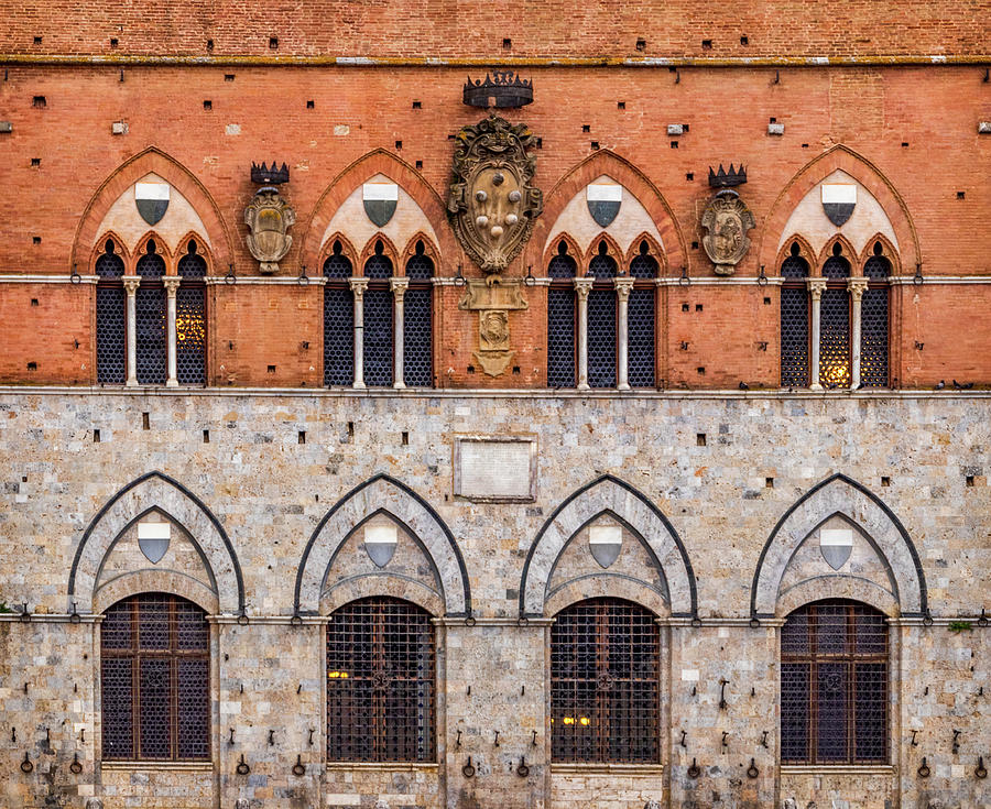 Palazzo Pubblico Wall Photograph by Carolyn Derstine