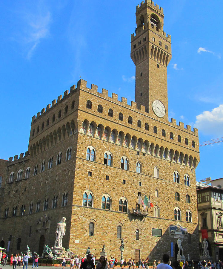 Palazzo Vecchio Florence Painting by Lisa Boyd