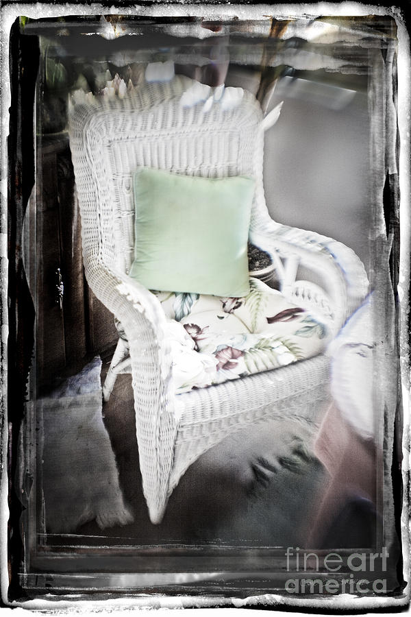 Pale Green Pillow Chair Photograph by Craig J Satterlee