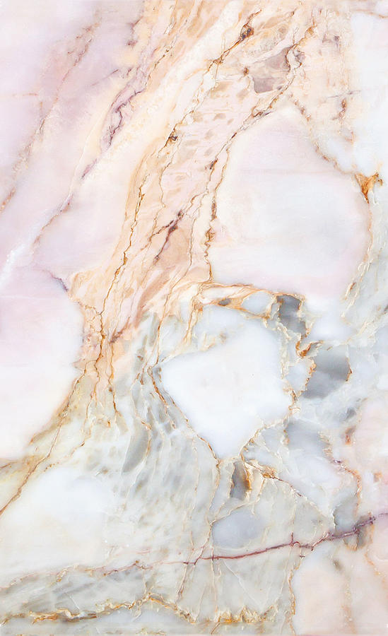 Pale Pink Marble Texture Mixed Media By Anastasia Petrova