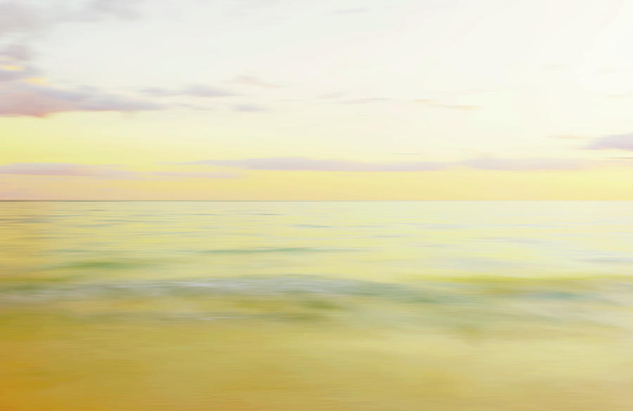 Sunset Photograph - Beach Sunset by Skip Nall