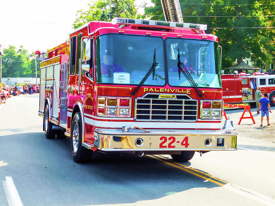 Palenville Fire District 1 Painting by Jeelan Clark