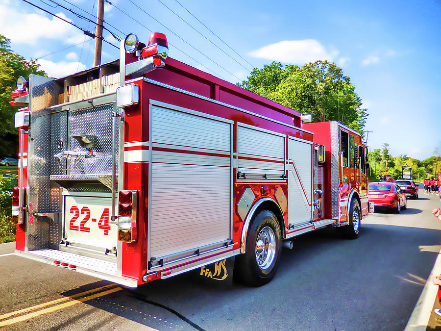 Palenville Fire District 4 Painting by Jeelan Clark