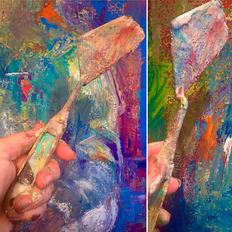 Palette Knife Painting by Heather Roddy