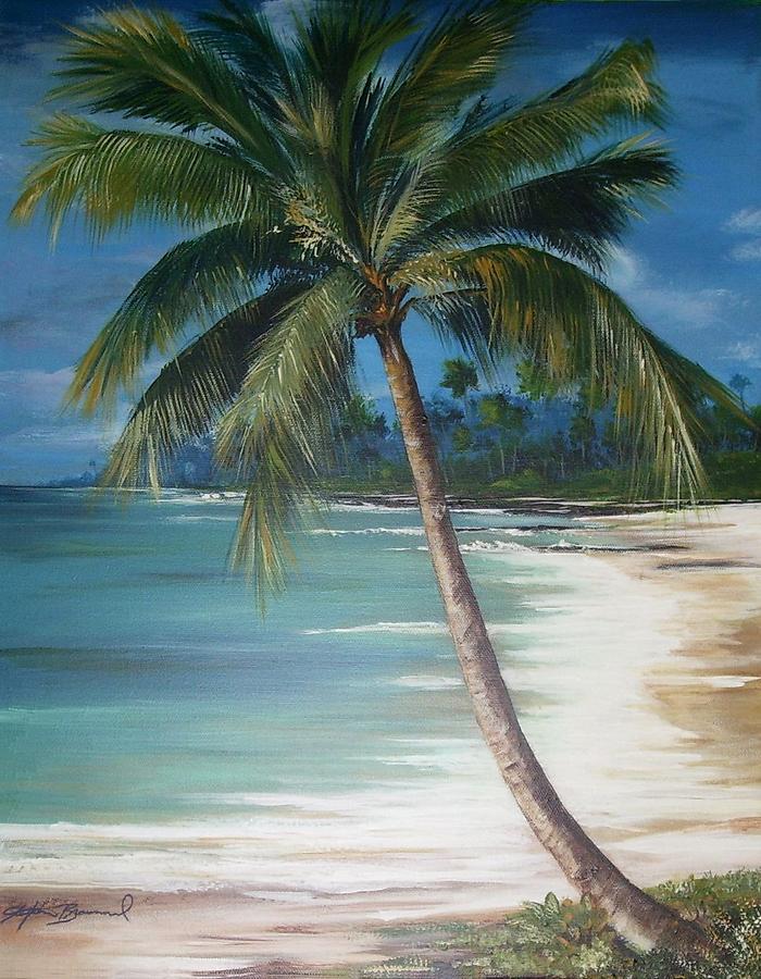 Palm Bay Painting by Steve M Broussard | Fine Art America