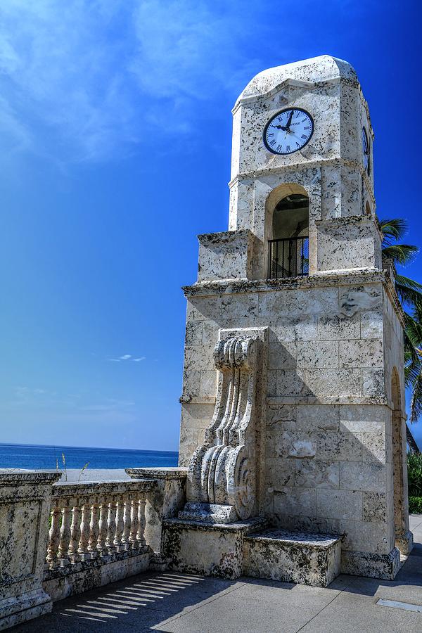 Palm Beach Clock Tower  Photograph by Carol Montoya