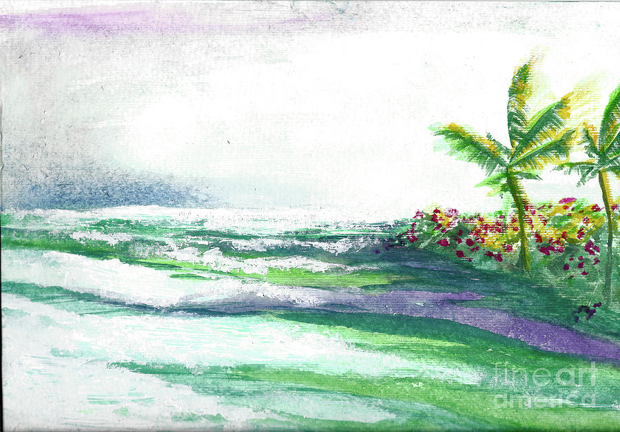 Palm Beach Painting by Francelle Theriot