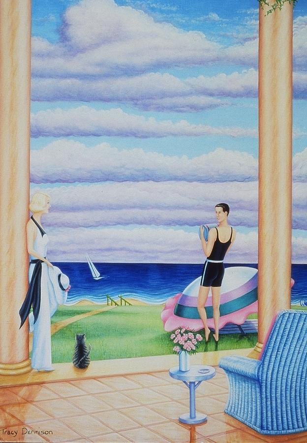 Palm Beach Painting by Tracy Dennison