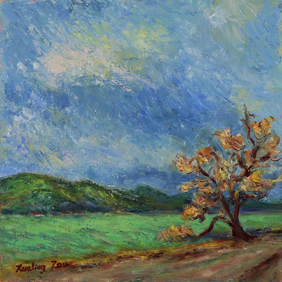 Palm Court Morgan Hill California Landscape 8 by Xueling Zou Palm Court Morgan Hill California Landscape 8 by Xueling Zou