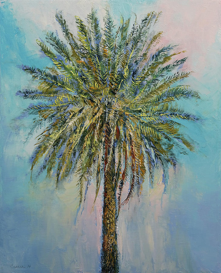 Palm Painting by Michael Creese