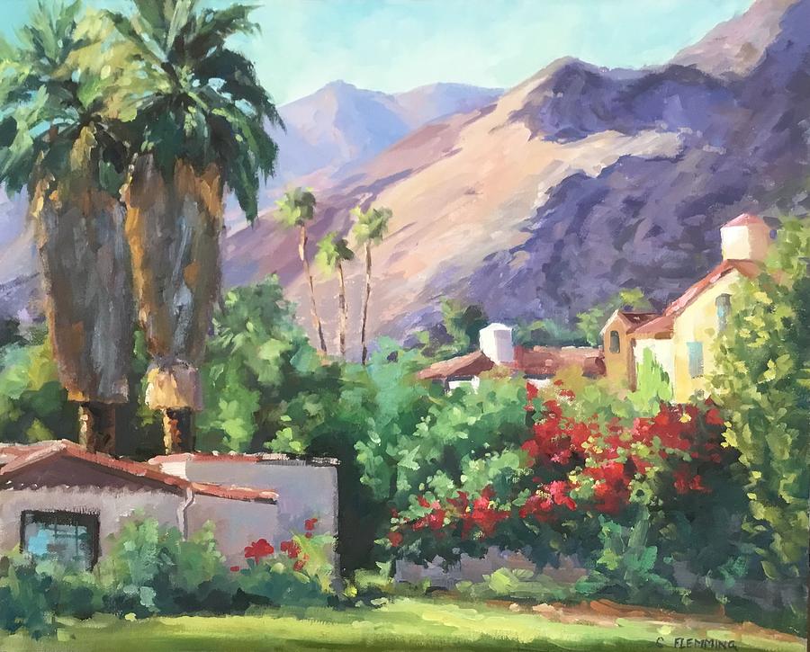 Palm Springs Dreaming Painting by Cheryl Flemming