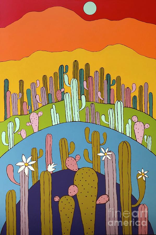 Palm Springs Painting by Natalia Astankina