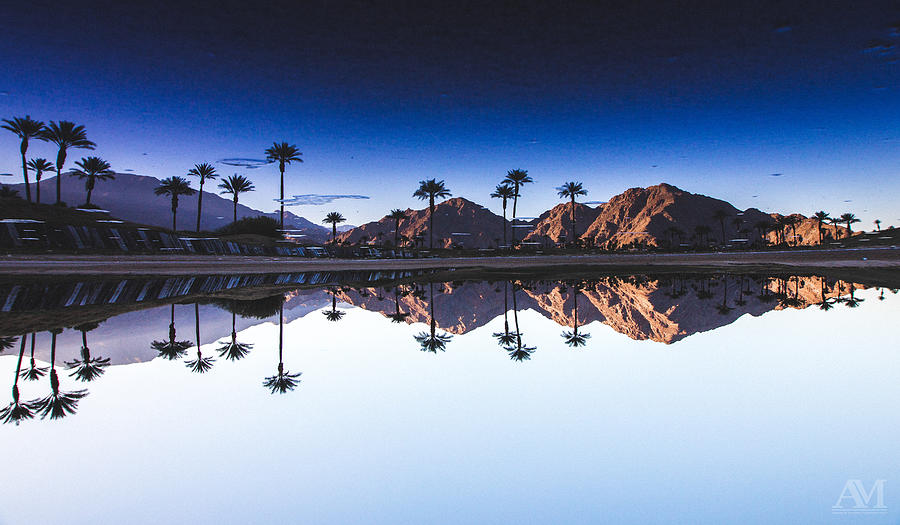 Abstract Photograph - Palm Springs Reflection by Andrew Mason