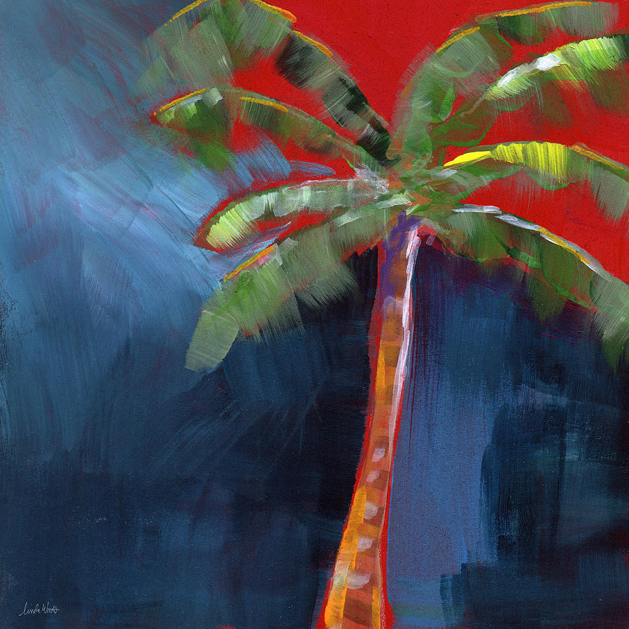 Palm Tree Painting - Palm Tree- Art by Linda Woods by Linda Woods
