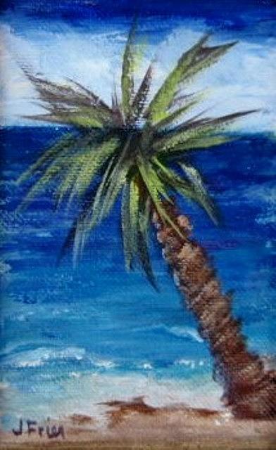 Palm Tree Painting by Jamie Frier