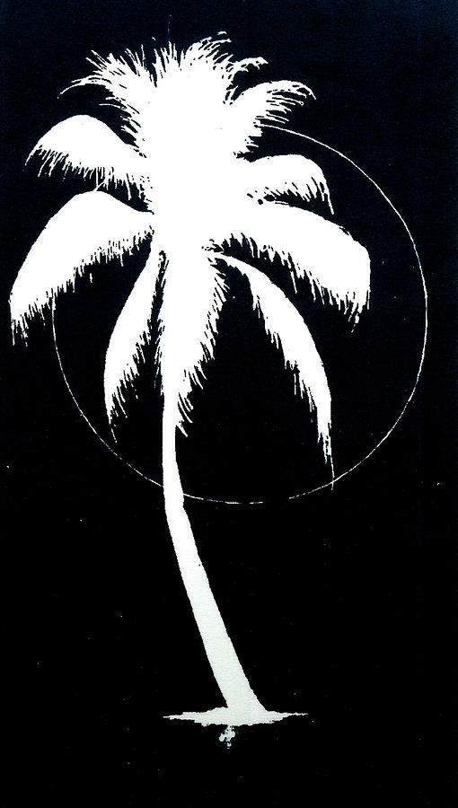 Tree Painting - Palm Tree Number 5 by Michael Vigliotti