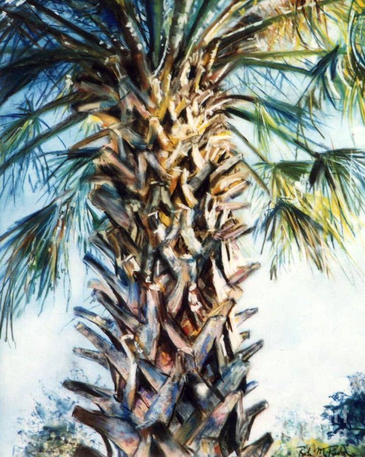 Palm Tree Pastel by Robin Pedrero