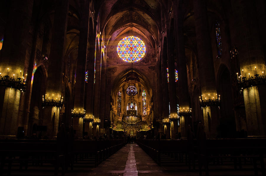 Palma de Mallorca, Gothic Cathedral - 1 Photograph by AM FineArtPrints
