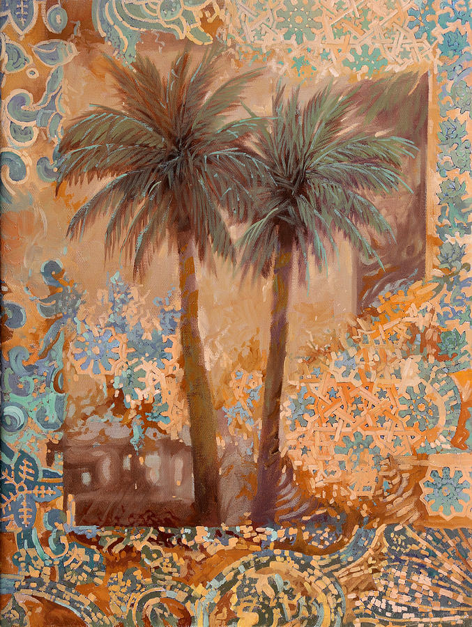 Palm Painting - Palme E Decori by Guido Borelli