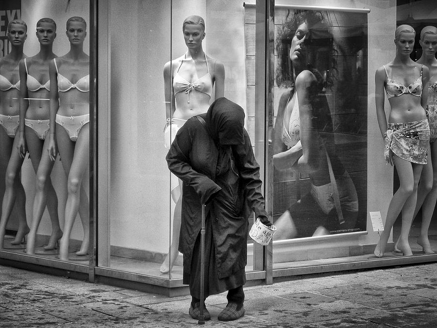 Contrast Photograph - Palmers by Robert Semnic Contrast Photograph - Palmers by Robert Semnic