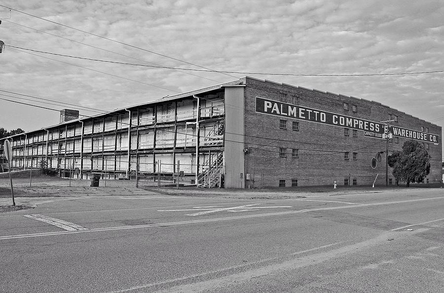 Palmetto Compress Warehouse Bw Photograph