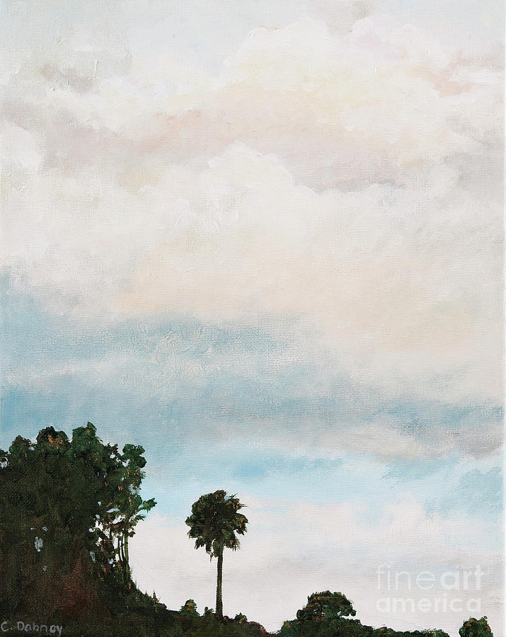 South Carolina Painting - Palmetto Dawn by Carla Dabney South Carolina Painting - Palmetto Dawn by Carla Dabney