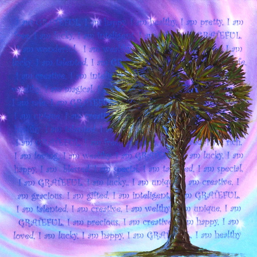 Palmetto Gratitude Painting by Agata Lindquist