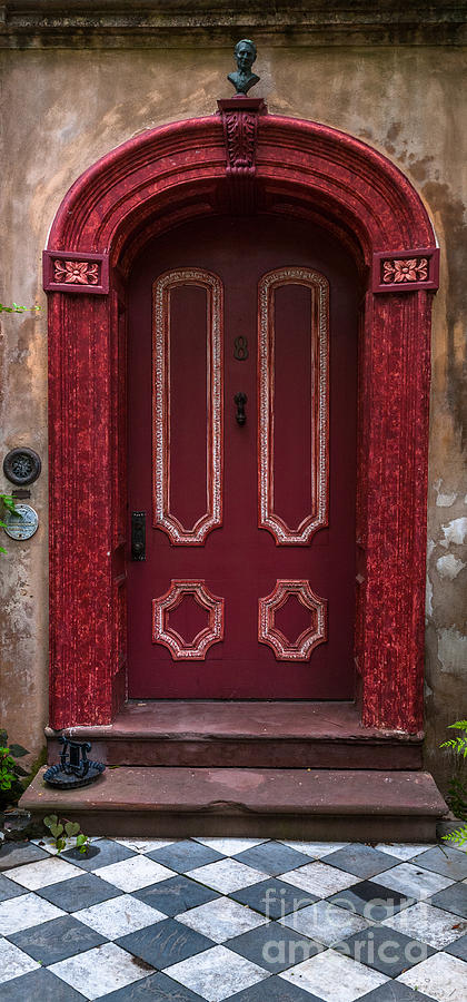 Palmetto Red Door Photograph