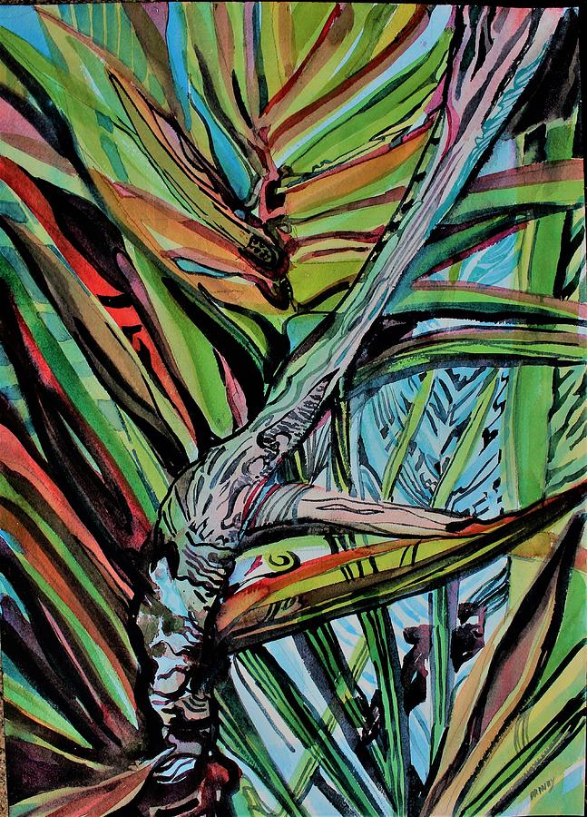 Easter Painting - Palms Reaching Out by Mindy Newman