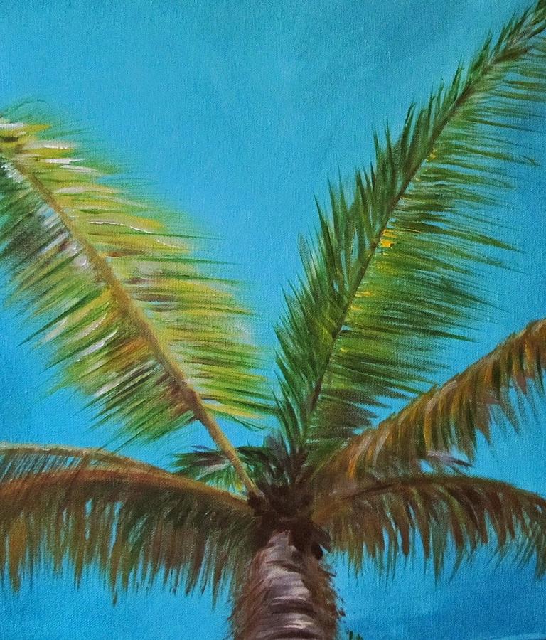 Palms Up Painting by Lorraine Centrella