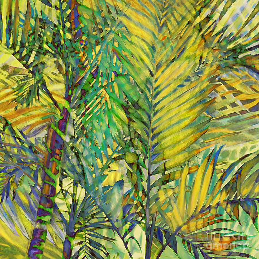 Palms Waved Painting by CR Leyland - Fine Art America