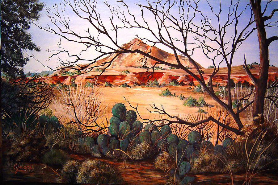 Palo Duro Canyon Painting by Cynara Shelton