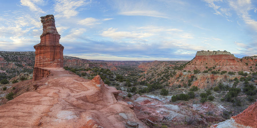 Palo Duro Canyon State Park Lighthouse Pano 1 Photograph by Rob Greebon ...