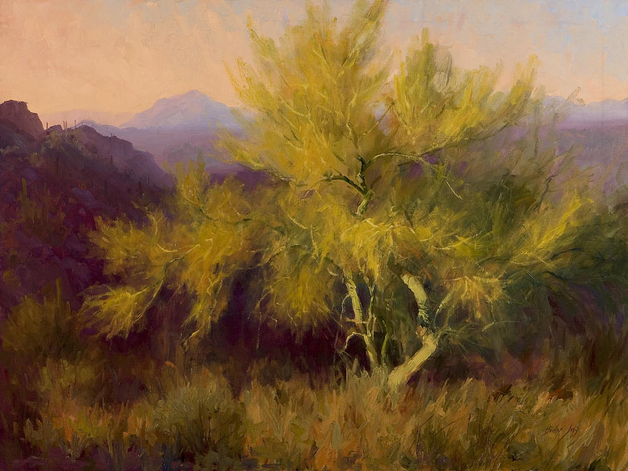 Palo Verde Poetry Painting by Becky Joy