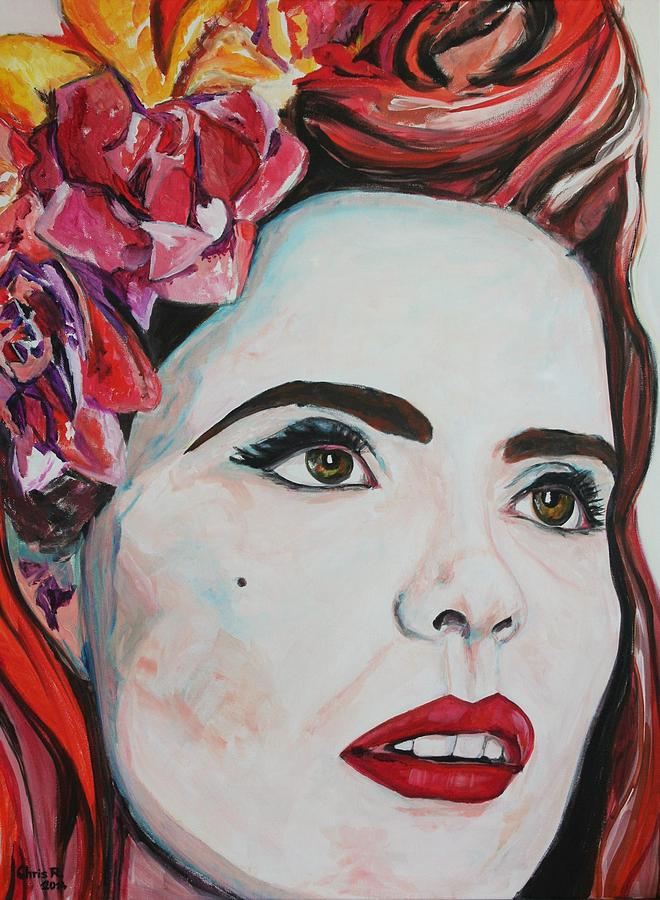 Paloma Painting by Christel Roelandt