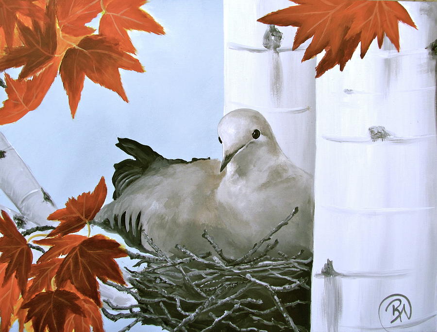 Paloma-Dove Painting by Renee Noel
