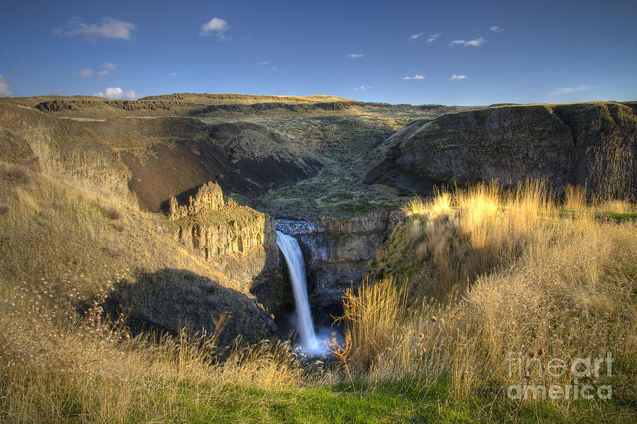 Nature Photograph - Palouse Falls in Evening by Idaho Scenic Images Linda Lantzy