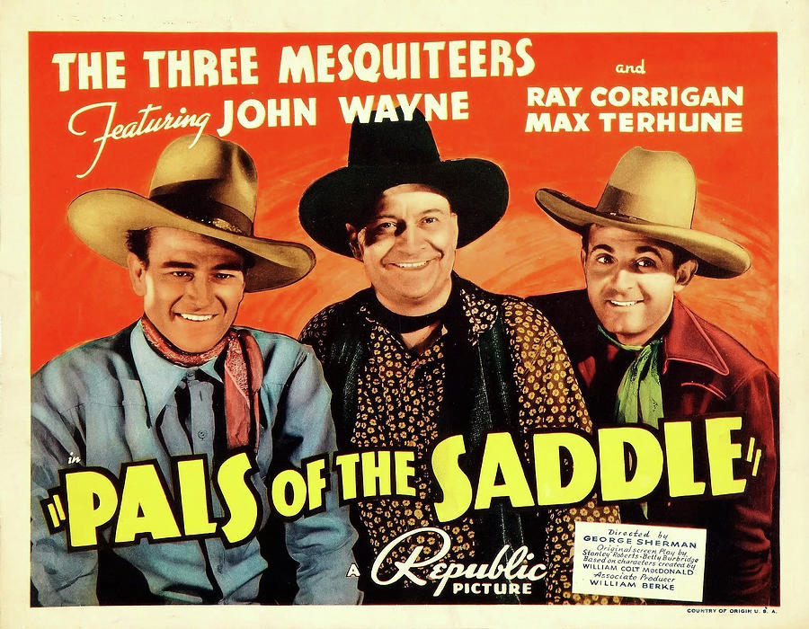 Pals Of The Saddle 1938 Mixed Media by Mountain Dreams