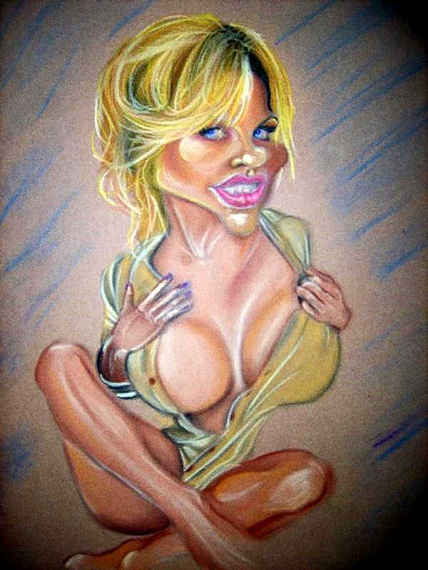 Memes transformam-se em obras de arte no trabalho de Pamella Anderson