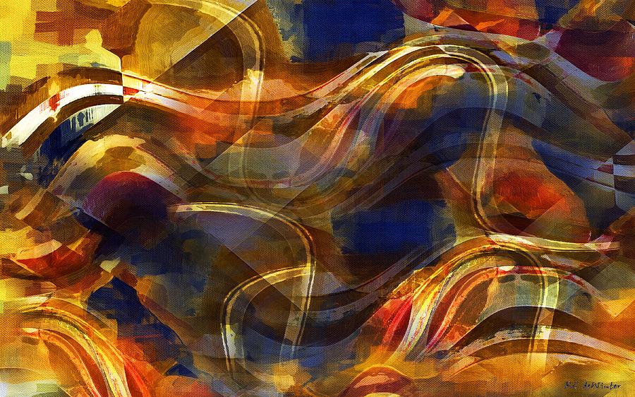 Abstract Painting - Pamplona by RC DeWinter Abstract Painting - Pamplona by RC DeWinter