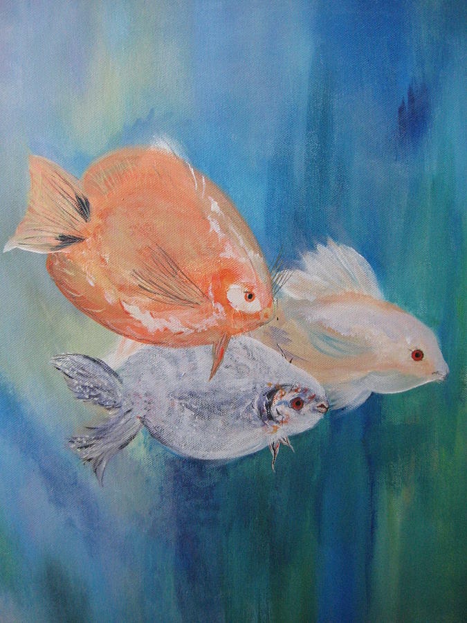 Fish Painting - Pams Fish by Marcia Crispino