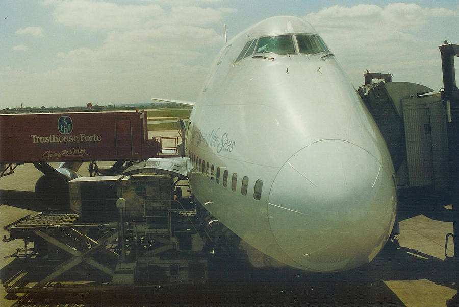 London Photograph - Pan American 747 at London Heathrow Airport by Jamie Baldwin