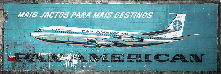 Pan American Vintage Ad V Photograph by Marco Oliveira