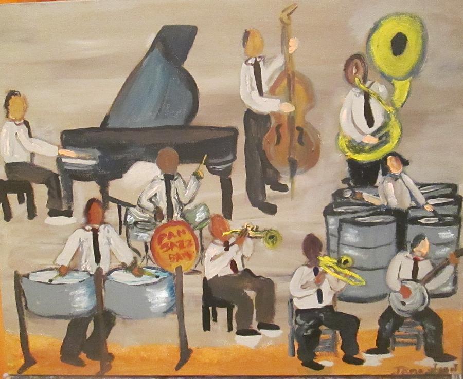 Pan Jazz Painting by Jennylynd James