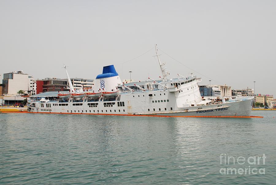 Panagia Tinou ferry sinking in Athens Photograph by David Fowler